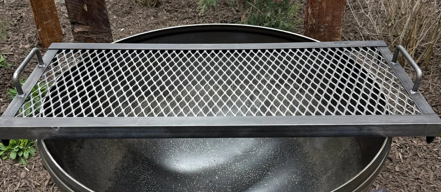Fire Pit Grill Grate ample grill - Rough & Rigid