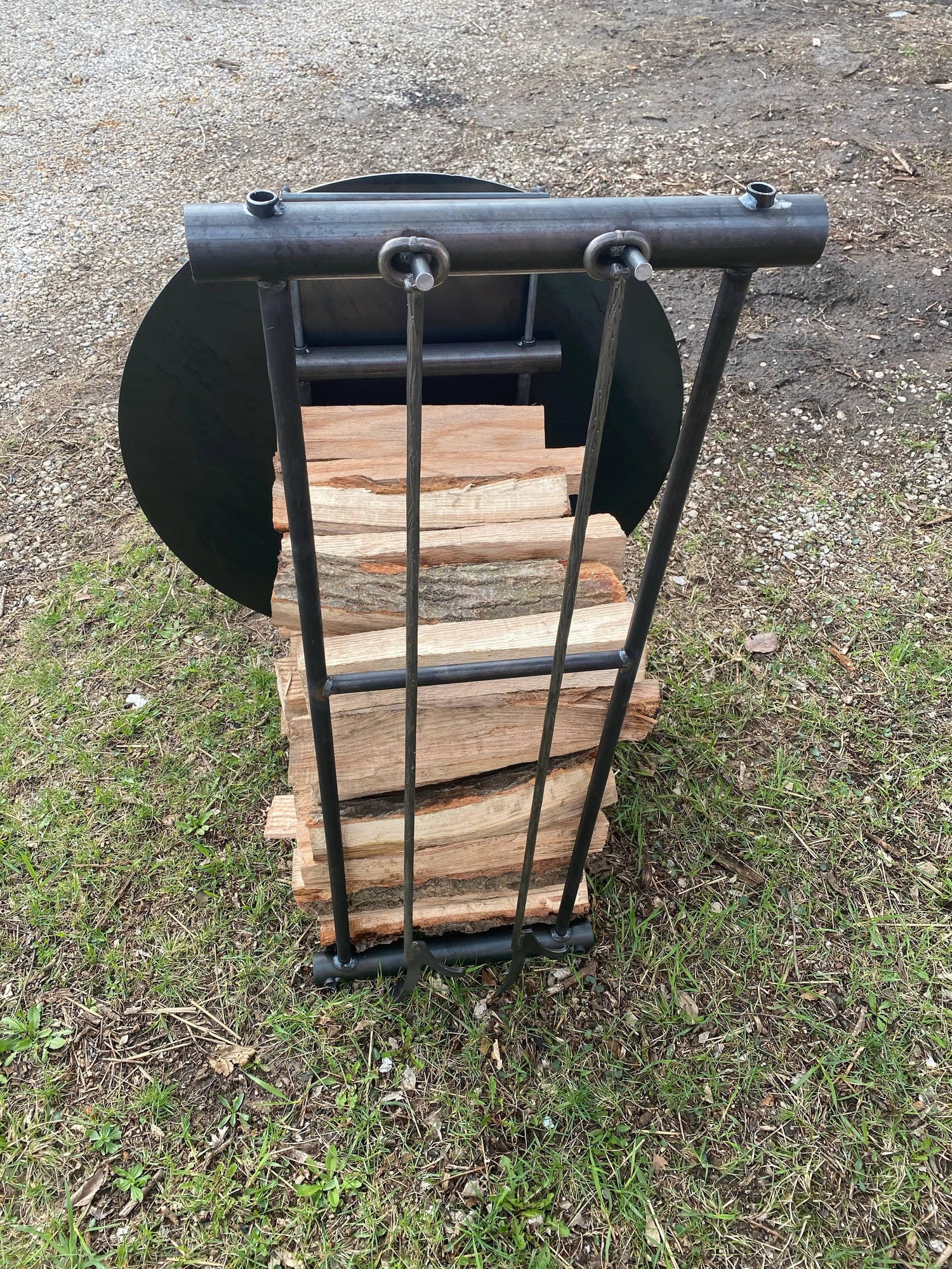 Large Wood And Lid Holder - Side View - Rough & Rigid