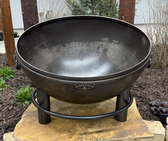 The Chief Fire Pit 37" With Tilting Base Front top view