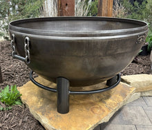 Big John Fire Pit 40" With Tilting Base Side view