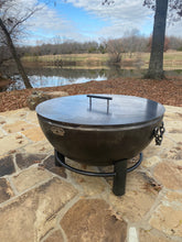 The Chief Fire Pit 37" With Tilting Base - Rough & Rigid