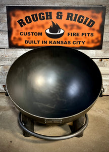 The Duke Fire Pit 30" With Tilting Base - Rough & Rigid