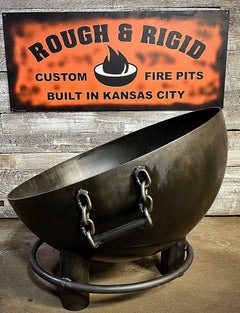 The Duke Fire Pit 30" With Tilting Base - Rough & Rigid