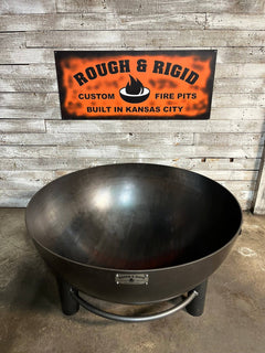 Big John Fire Pit 40" With Tilting Base - Rough & Rigid