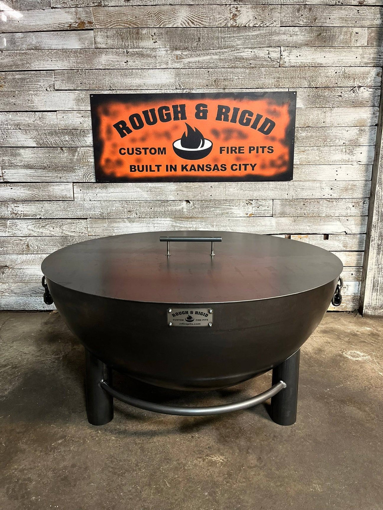 Fire Pit Snuffer Lids Rough & Rigid
