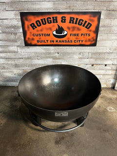 The Chief Fire Pit 37" With Tilting Base - Rough & Rigid