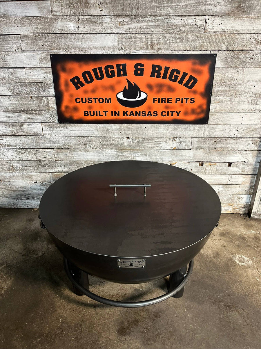 Fire Pit Snuffer Lids Rough & Rigid