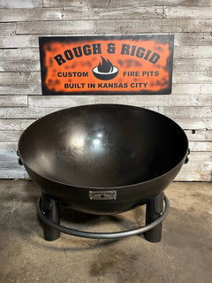 The Chief Fire Pit 37" With Tilting Base - Rough & Rigid