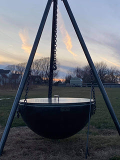 40" Ringo Fire Pit with Tri Pod - Rough & Rigid